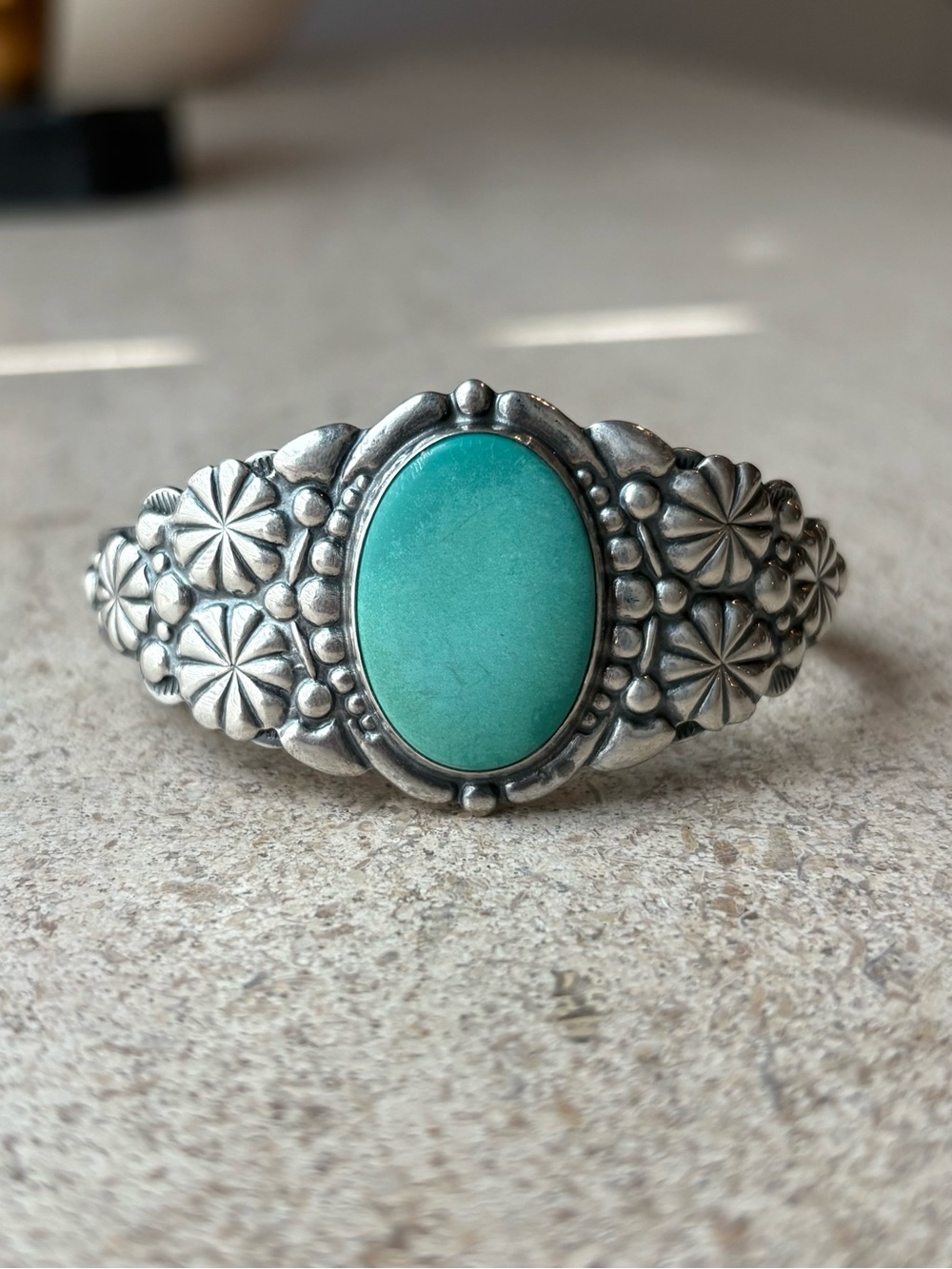 Silver Arrow Turquoise and Sterling Silver Cuff